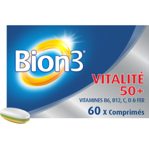 BION 3 Vitalité 60 Comprimés – 12 vitamines