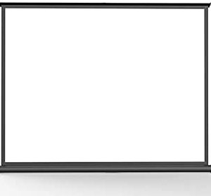 JTRHD Écran de Projection de Film Portable 50 Pouces Table Écran Blanc Portable en Plastique Simple projecteur écran pour Home Cinema Meeting School (Couleur : Blanc, Size : 102X76cm)