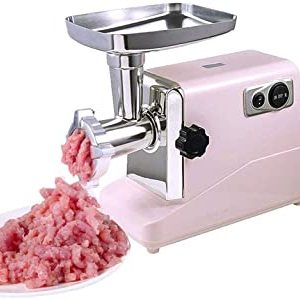 Byjia Hachoir À Viande Électrique, Fabricant De Saucisses en Acier Inoxydable avec Plaque De 3 Moulins Et Tubes De Remplissage De Saucisses pour Un Usage Domestique