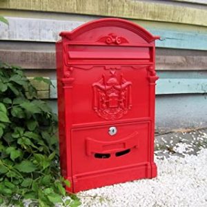 HXXyuoenf Européenne Villa Mailbox Rétro Boîte Aux Lettres
