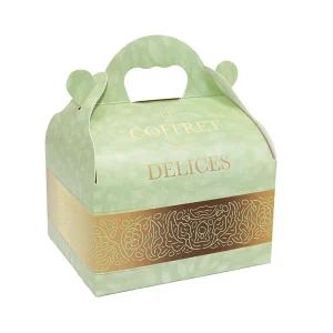 Caissette pâtissière modèle &lsquo;Royal&rsquo; à poignée 10 x 12 x 7 cm par 50