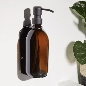 Porte savon mural simple – coloris noir