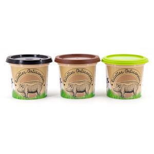 Pot rillettes kraft Couvercle