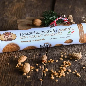 Tronchetto (nougat) au biscuits amaretto (180g)