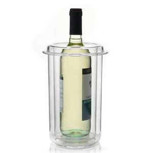 Rafraîchisseur de bouteilles en plastique transparent