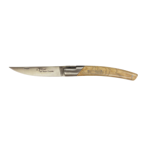 Couteau pliant Le Thiers® Ressort forgé 12cm, manche en Loupe de Frêne Olivier – Goyon Chazeau
