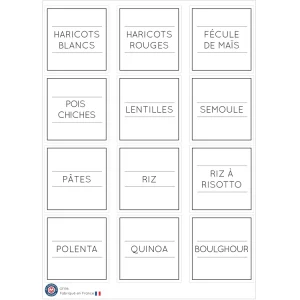 12 stickers bocaux produits alimentaires 2