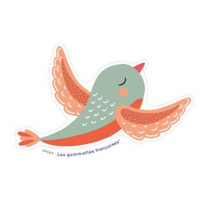 Stickers Oiseau bleu