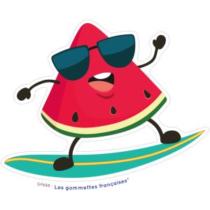 Stickers Pastèque surf