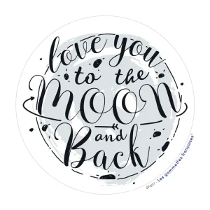 Stickers Love you to the moon and back