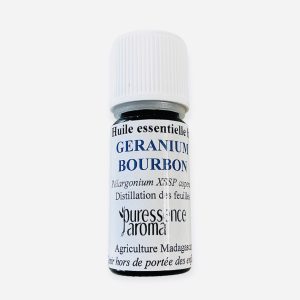 Géranium bourbon huile essentielle bio 10 ml