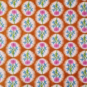 Tissu Bloomology Fleurs Erable