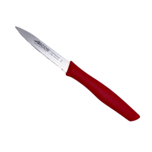 Office 10 cm lame micro-dentés ABS rouge – Arcos