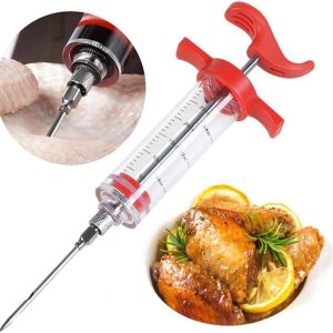 Seringue à viande en plastique