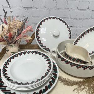 Service 8 pièces vintage Badonviller France Dupleix