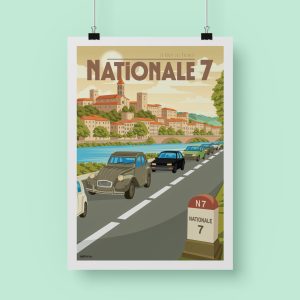 Affiche « Route Nationale 7 »