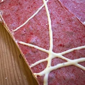 Chocolat blanc à la Framboise – 100 g