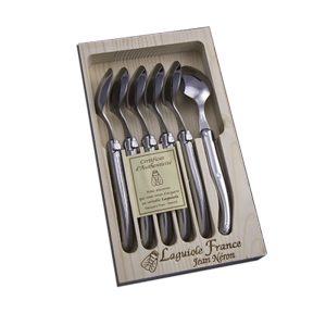 Coffret 6 cuillères à café en inox Laguiole Gastronome La Fourmi – Jean Néron