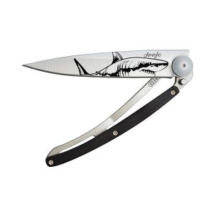 Couteau Requin titane bois ébène – Deejo