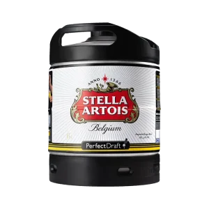 Fût STELLA ARTOIS 5,2 % de type 6L Perfectdraft – Consigne 5 € incluse