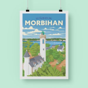 Affiche « Le Golfe du Morbihan »