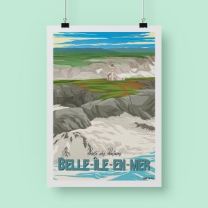 Affiche « Belle-Île-en-Mer »