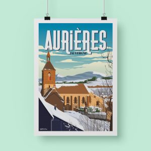 Affiche « Aurières »
