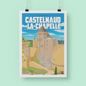 Affiche « Castelnaud-la-Chapelle »
