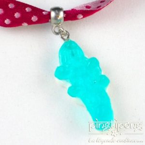 Bracelet bijoux gourmands crocodile bleu – bijoux bonbon