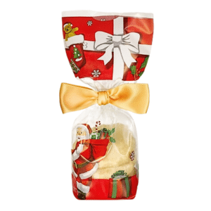 Sachet Noel « Xmas Gift » 100 x 220 mm par 100