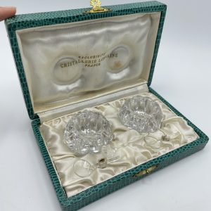 Salerons cristallerie Lorraine