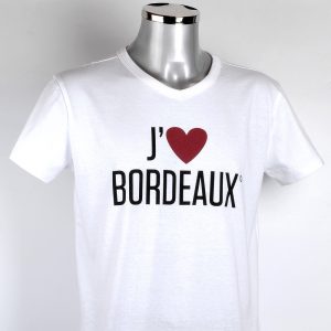 Tee-shirt blanc Homme – J´aime BORDEAUX©