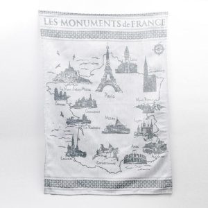 Torchon les monuments de France – Sud étoffe