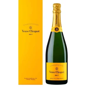 Veuve Clicquot Brut Carte Jaune Bouteille avec étui new